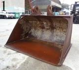 Used Construction Machine Used KOMATSU KOMATSU Bucket Slope bucket PC200 Slope bucket