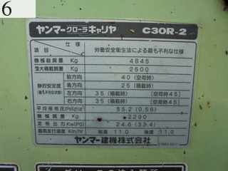 中古建設機械 中古 ヤンマーディーゼル YANMAR クローラ・キャリア クローラダンプ C30R-2