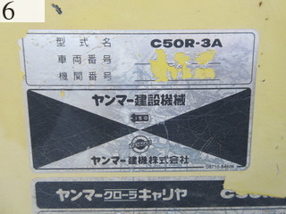 Used Construction Machine Used YANMAR YANMAR Crawler carrier Crawler Dump Rotating C50R-3A