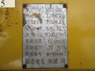 Used Construction Machine Used MOROOKA MOROOKA Crawler carrier Crawler Dump MST-500