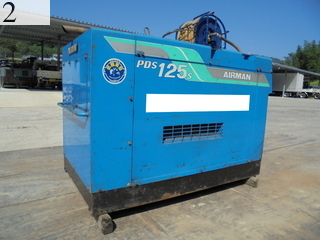 中古建設機械 中古 AIRMAN 北越工業 AIRMAN コンプレッサ  PDS125S