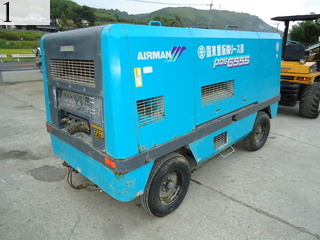中古建設機械 中古 AIRMAN 北越工業 AIRMAN コンプレッサ  PDS655S