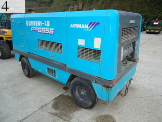 中古建設機械 中古 AIRMAN 北越工業 AIRMAN コンプレッサ  PDS655S