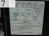 Used Construction Machine Used CAT CAT Excavator 0.4-0.5m3 311FLRR