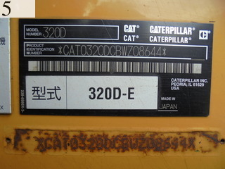 Used Construction Machine Used CAT CAT Excavator 0.7-0.9m3 320D-E