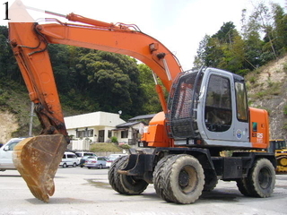 Used Construction Machine Used HITACHI HITACHI Excavator Wheeled Excavators EX125WD-5