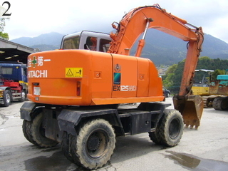 Used Construction Machine Used HITACHI HITACHI Excavator Wheeled Excavators EX125WD-5