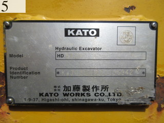 Used Construction Machine Used KATO WORKS KATO WORKS Excavator 0.4-0.5m3 HD512V