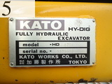 Used Construction Machine Used KATO WORKS KATO WORKS Excavator 0.7-0.9m3 HD820III
