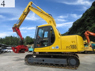 Used Construction Machine Used KOMATSU KOMATSU Forestry excavators Processor PC120-6E0