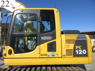 Used Construction Machine Used KOMATSU KOMATSU Excavator 0.4-0.5m3 PC120-8