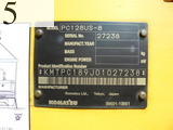 中古建設機械 中古 コマツ KOMATSU 油圧ショベル・バックホー ０．４－０．５立米 PC128US-8