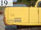 Used Construction Machine Used KOMATSU KOMATSU Excavator 0.7-0.9m3 PC200-6E