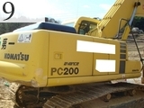 Used Construction Machine Used KOMATSU KOMATSU Excavator 0.7-0.9m3 PC200-6E
