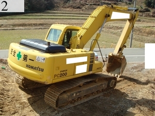 Used Construction Machine Used KOMATSU KOMATSU Excavator 0.7-0.9m3 PC200-6E