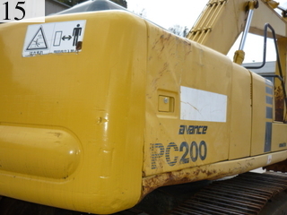 Used Construction Machine Used KOMATSU KOMATSU Excavator 0.7-0.9m3 PC200-6E