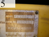 Used Construction Machine Used KOMATSU KOMATSU Excavator 0.7-0.9m3 PC200-6E