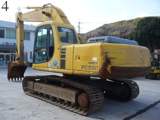 Used Construction Machine Used KOMATSU KOMATSU Excavator 0.7-0.9m3 PC200-6E