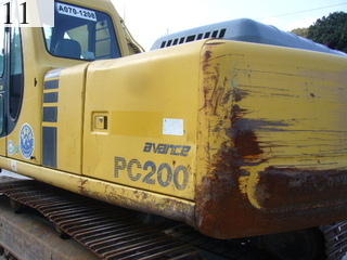 Used Construction Machine Used KOMATSU KOMATSU Excavator 0.7-0.9m3 PC200-6E
