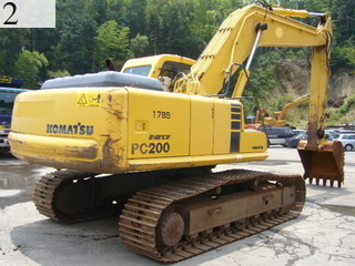 Used Construction Machine Used KOMATSU KOMATSU Excavator 0.7-0.9m3 PC200-6E