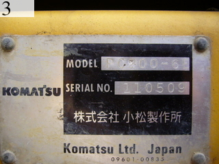 Used Construction Machine Used KOMATSU KOMATSU Excavator 0.7-0.9m3 PC200-6E