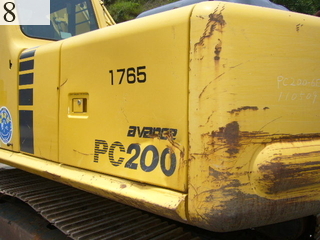 Used Construction Machine Used KOMATSU KOMATSU Excavator 0.7-0.9m3 PC200-6E