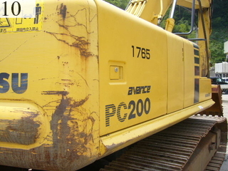 Used Construction Machine Used KOMATSU KOMATSU Excavator 0.7-0.9m3 PC200-6E