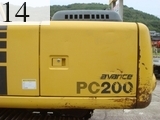 Used Construction Machine Used KOMATSU KOMATSU Excavator 0.7-0.9m3 PC200-6ZE