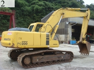 Used Construction Machine Used KOMATSU KOMATSU Excavator 0.7-0.9m3 PC200-6ZE