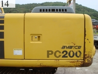 Used Construction Machine Used KOMATSU KOMATSU Excavator 0.7-0.9m3 PC200-6ZE