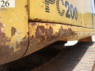 Used Construction Machine Used KOMATSU KOMATSU Excavator 0.7-0.9m3 PC200-6