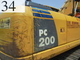 Used Construction Machine Used KOMATSU KOMATSU Excavator 0.7-0.9m3 PC200-8