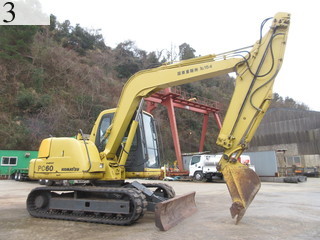 Used Construction Machine Used KOMATSU KOMATSU Excavator 0.2-0.3m3 PC60-7