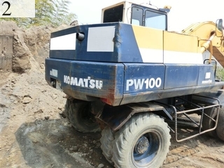 Used Construction Machine Used KOMATSU KOMATSU Excavator Wheeled Excavators PW100-3