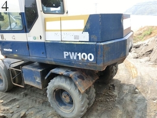 Used Construction Machine Used KOMATSU KOMATSU Excavator Wheeled Excavators PW100-3