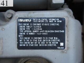 Used Construction Machine Used HITACHI HITACHI Excavator 0.4-0.5m3 ZX135US-3