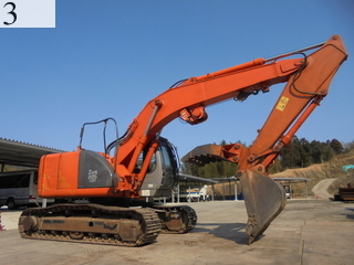 中古建設機械 中古 日立建機 HITACHI 林業機械 グラップル・ウインチ・排土板 ZX225USR
