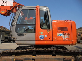 中古建設機械 中古 日立建機 HITACHI 林業機械 グラップル・ウインチ・排土板 ZX225USR