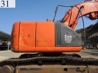 中古建設機械 中古 日立建機 HITACHI 林業機械 グラップル・ウインチ・排土板 ZX225USR