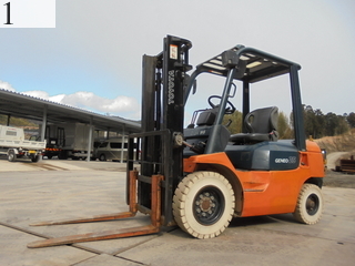 Used Construction Machine Used TOYOTA TOYOTA Forklift Diesel engine 02-7FD25