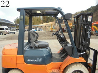 Used Construction Machine Used TOYOTA TOYOTA Forklift Diesel engine 02-7FD25