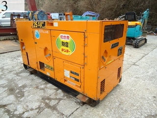 中古建設機械 中古 デンヨー DENYO 発電機  DCA-25SPI