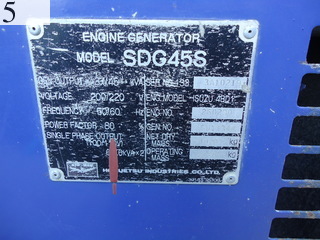 Used Construction Machine Used AIRMAN AIRMAN Generator  SDG45S