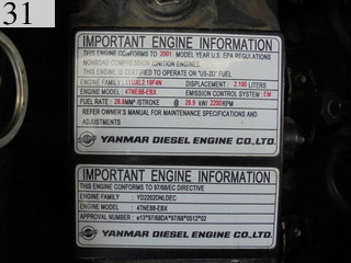 Used Construction Machine Used YANMAR YANMAR Excavator 0.2-0.3m3 B6-3A