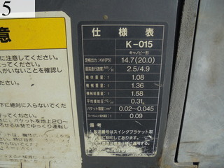 Used Construction Machine Used KUBOTA KUBOTA Excavator ~0.1m3 K-015