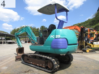 Used Construction Machine Used KOMATSU KOMATSU Excavator ~0.1m3 PC20-7