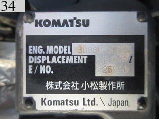 Used Construction Machine Used KOMATSU KOMATSU Excavator ~0.1m3 PC30MR-3