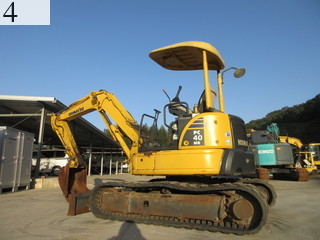 Used Construction Machine Used KOMATSU KOMATSU Excavator 0.2-0.3m3 PC40MR-2