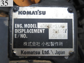 Used Construction Machine Used KOMATSU KOMATSU Excavator 0.2-0.3m3 PC40MR-2