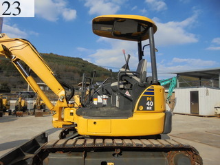 中古建設機械 中古 コマツ KOMATSU 油圧ショベル・バックホー ０．２－０．３立米 PC40MR-3